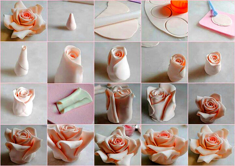 Рецепт пластичного шоколада и пошаговая инструкция по лепке цветов