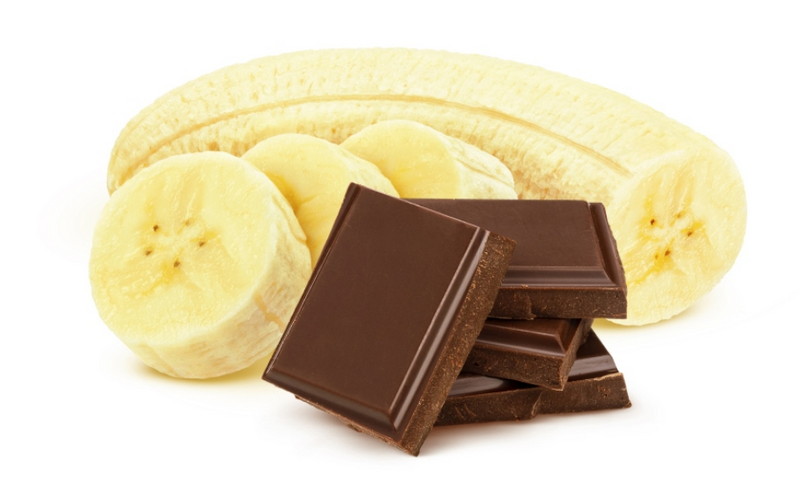 бананы и шоколадка
