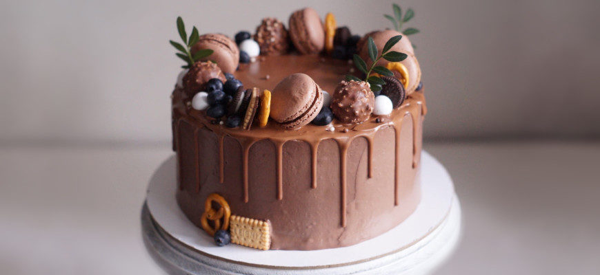 Рецепты шоколадной глазури для торта с подтеками