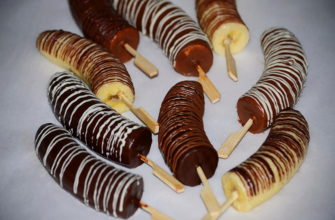 бананы в шоколадной глазури
